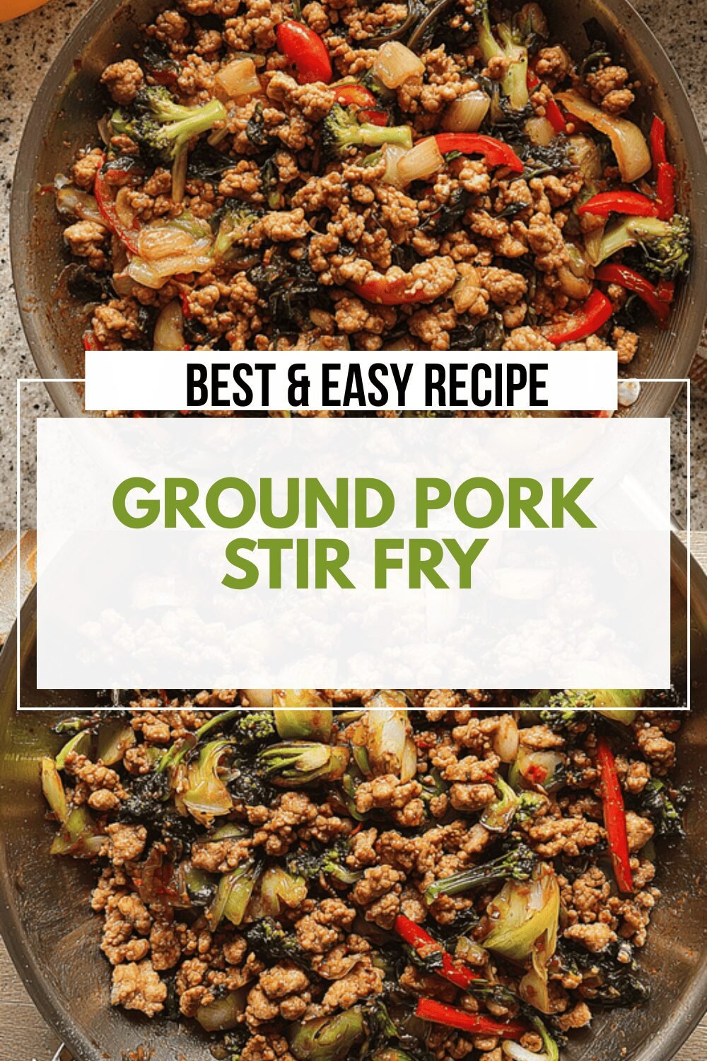 Ground Pork Stir Fry