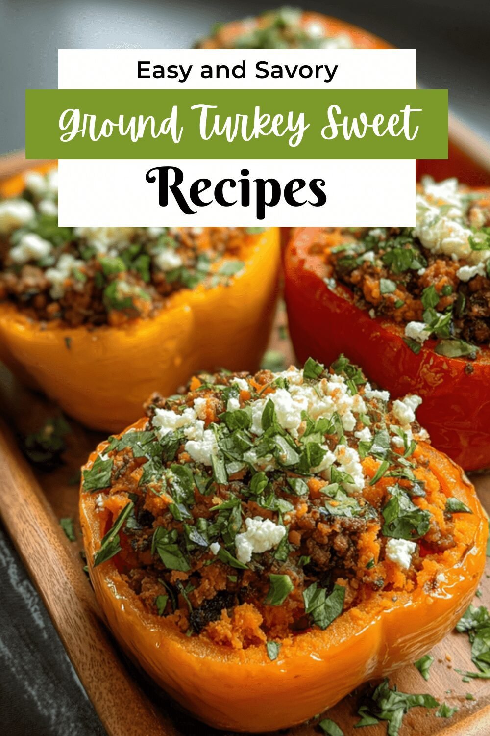 Ground Turkey Sweet Potato Stuffers
