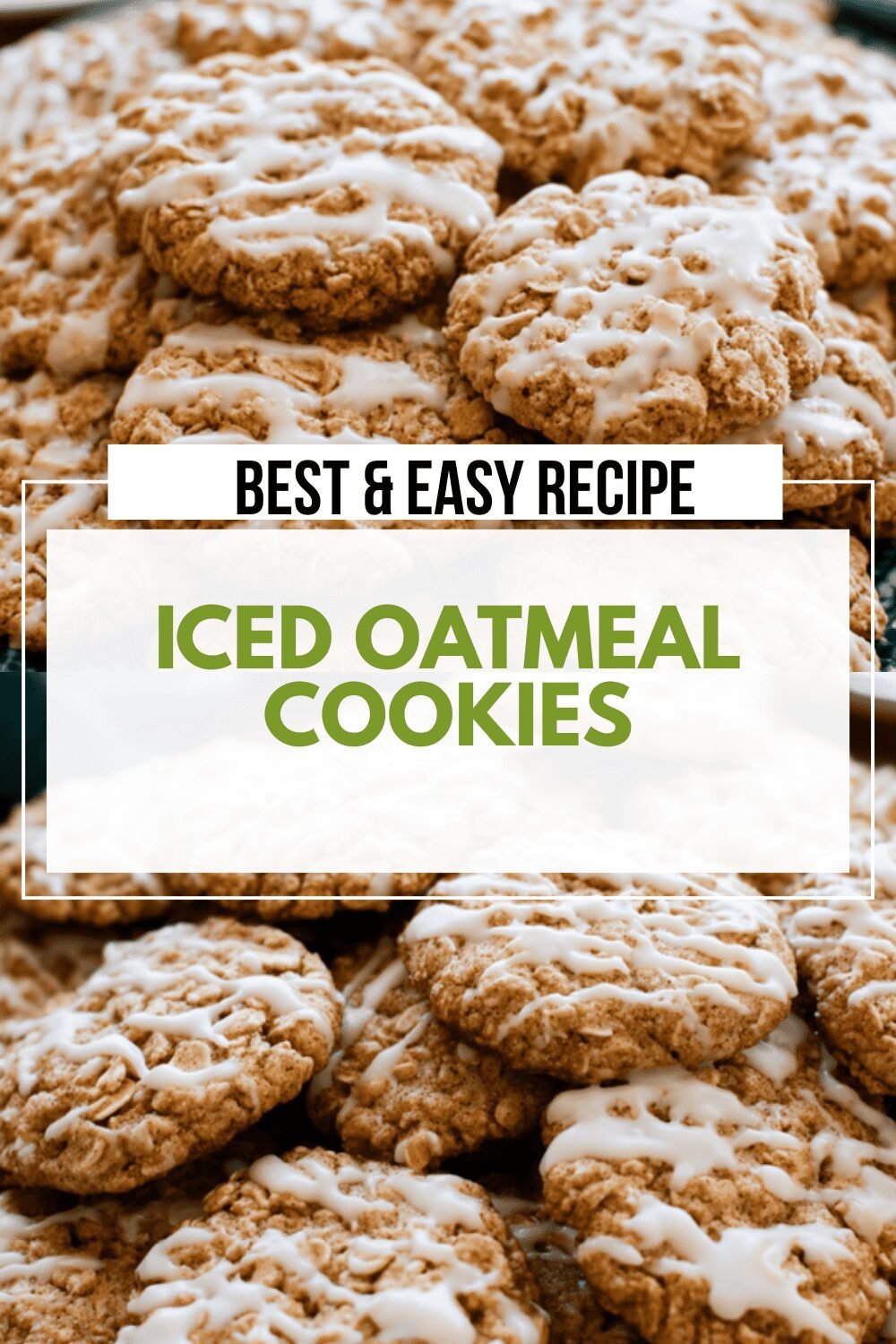 Iced Oatmeal Cookies Recipe With Sweet And Crunchy Icing 6 Iced Oatmeal Cookies