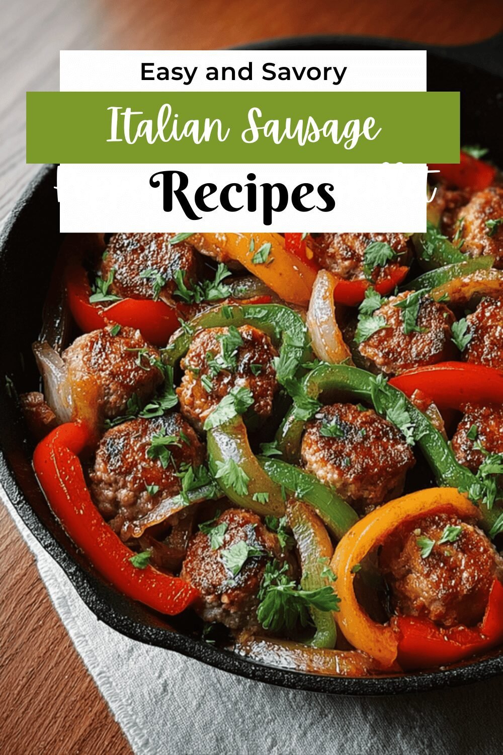 Italian Sausage And Peppers Recipe With Simple Ingredients And Bold Flavors 7 Italian Sausage Peppers Onions Skillet
