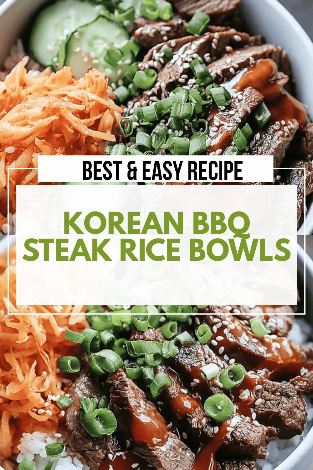 Korean Bbq Steak Rice Bowls