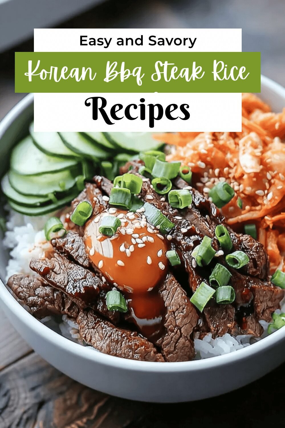 Korean Bbq Steak Rice Bowls