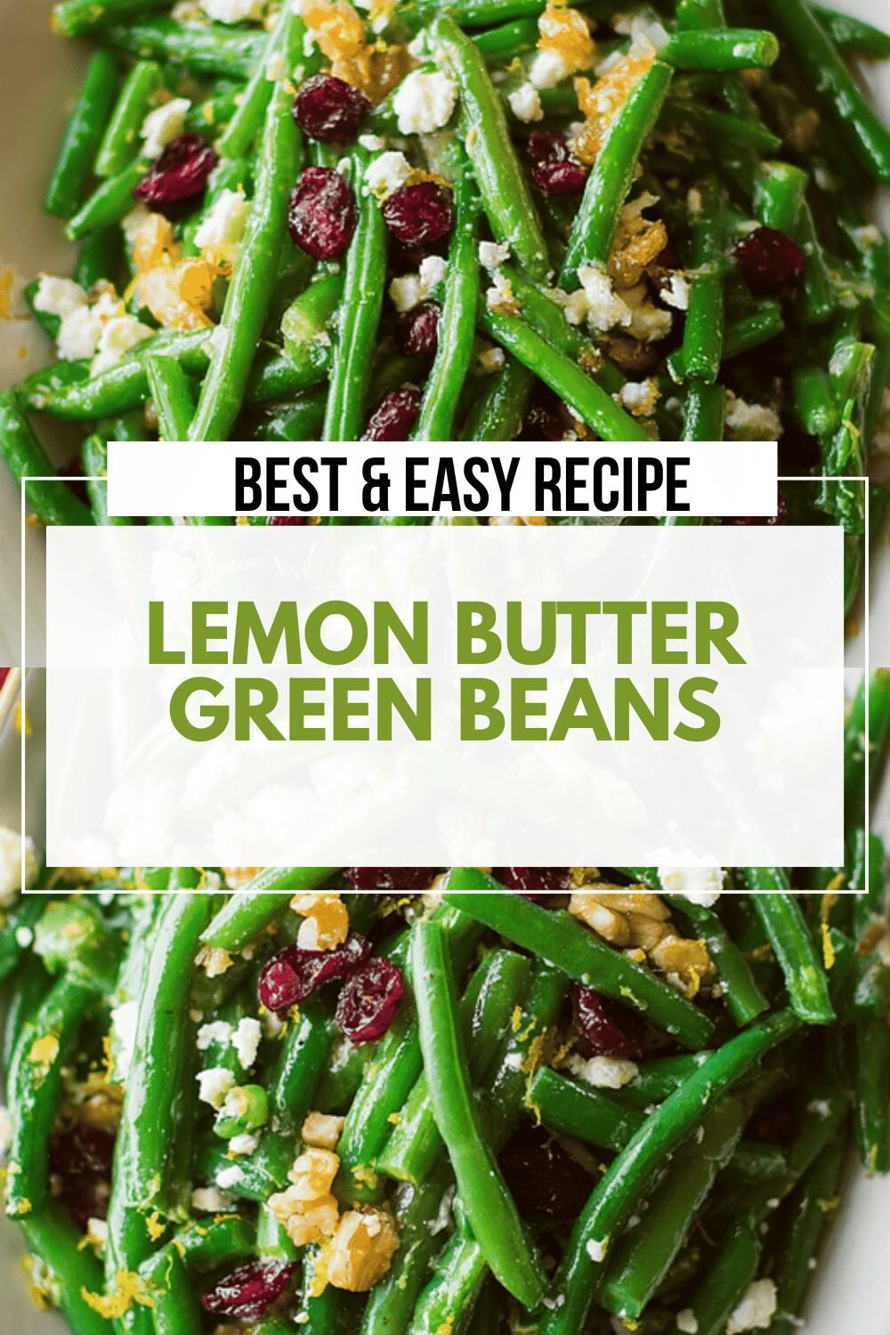 Lemon Butter Green Beans