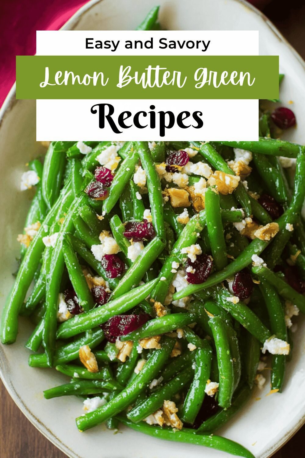 Lemon Butter Green Beans