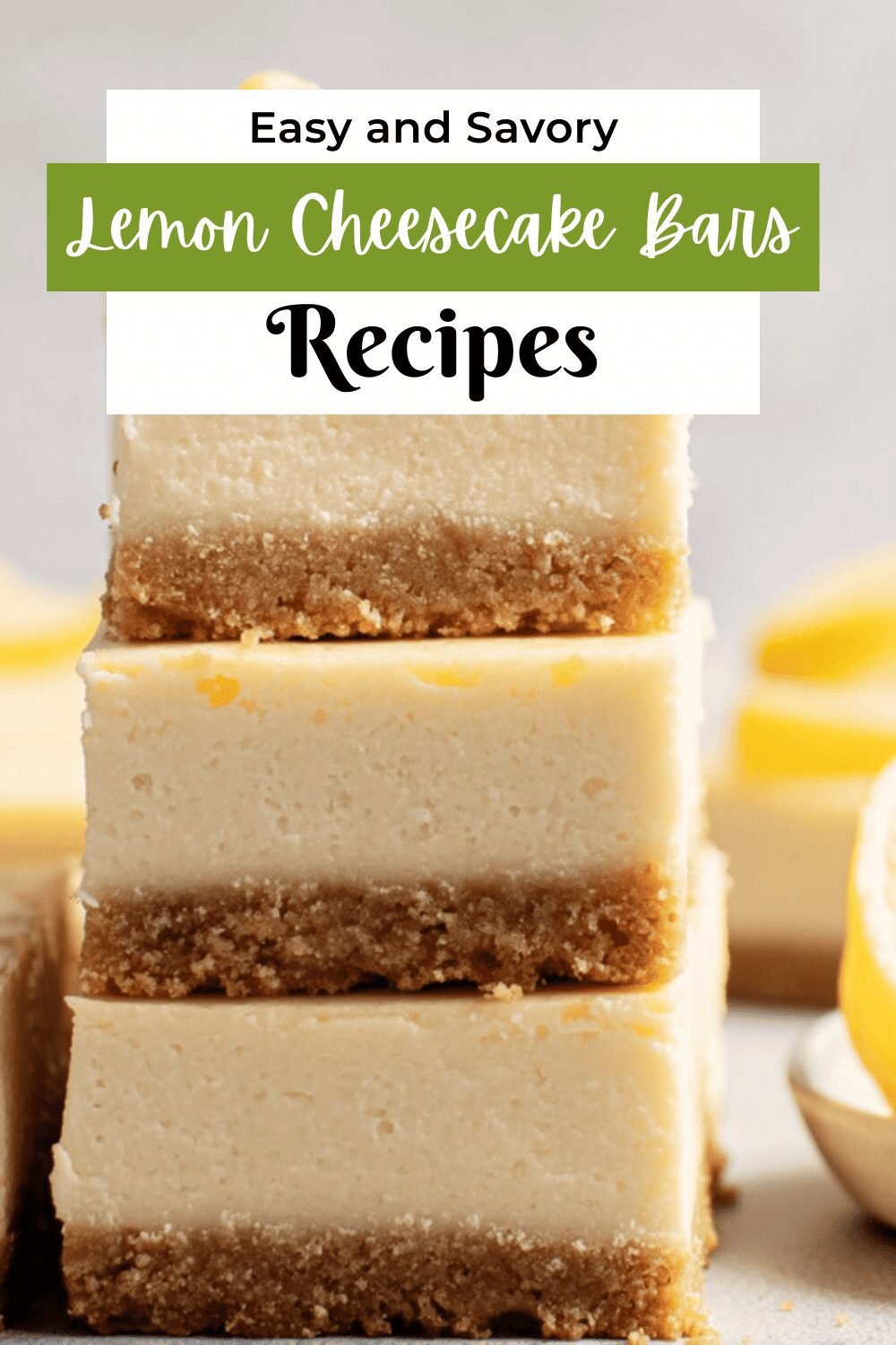 Lemon Cheesecake Bars