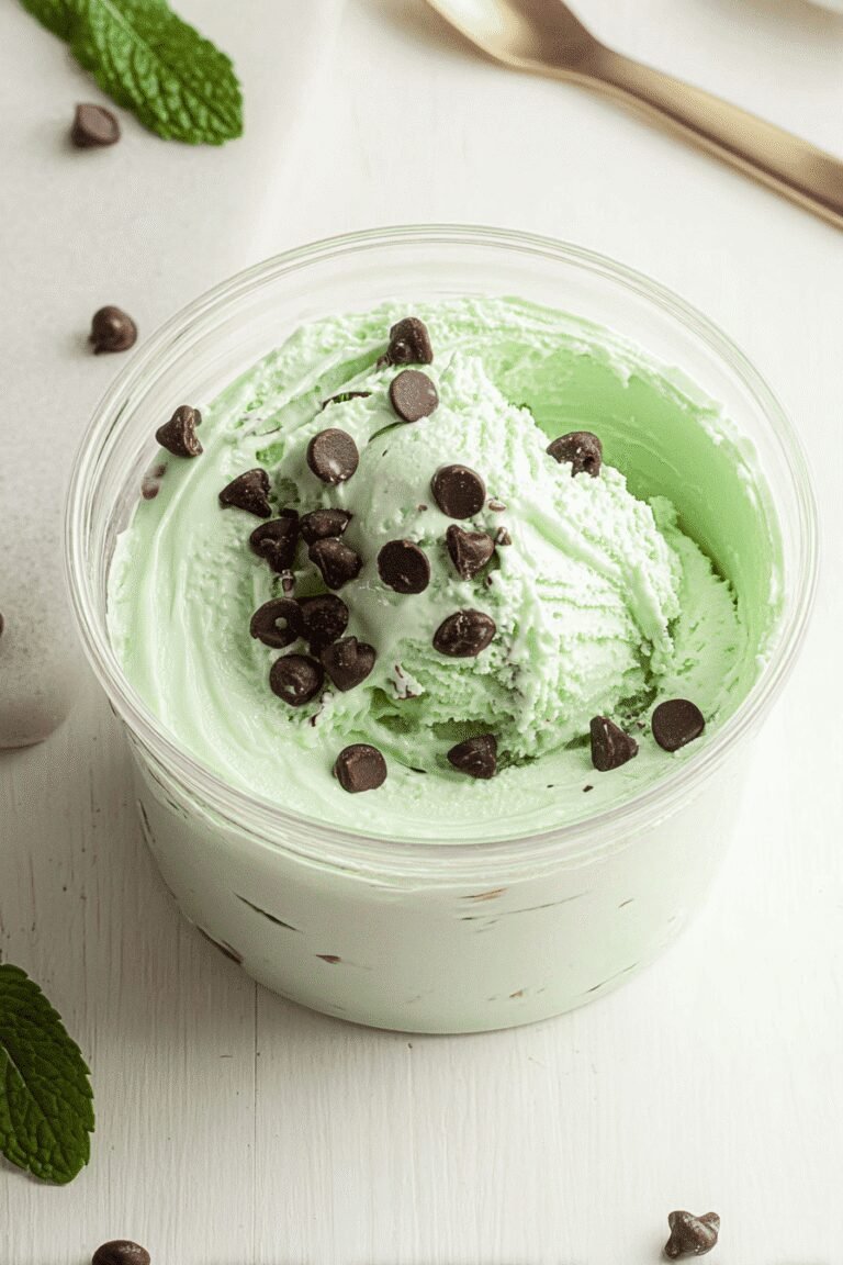 Mint Chocolate Chip Protein Ice Cream 22.Png