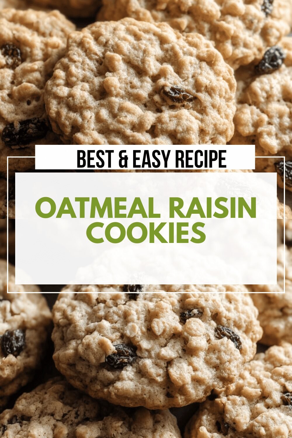 Oatmeal Raisin Cookies