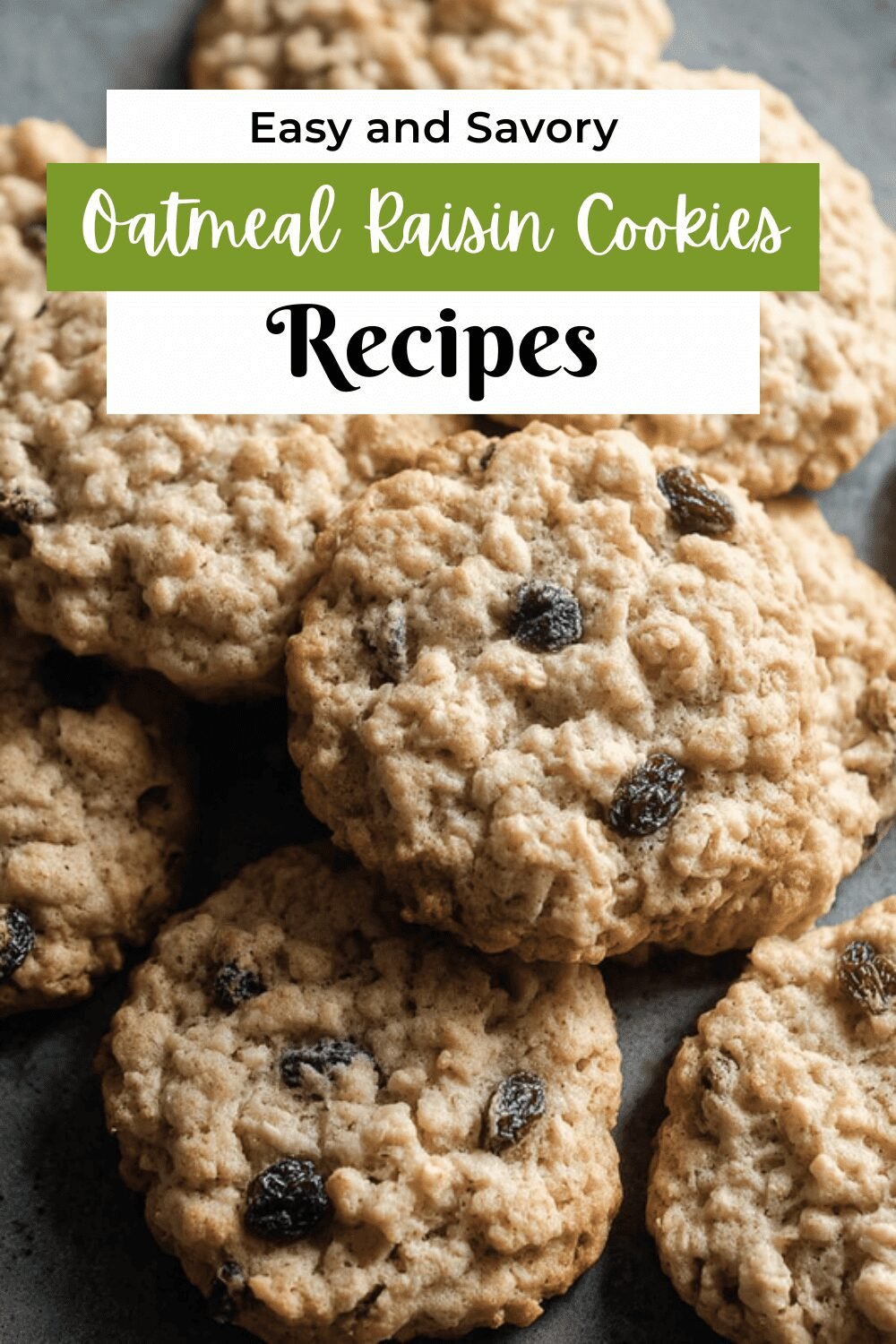 Oatmeal Raisin Cookies