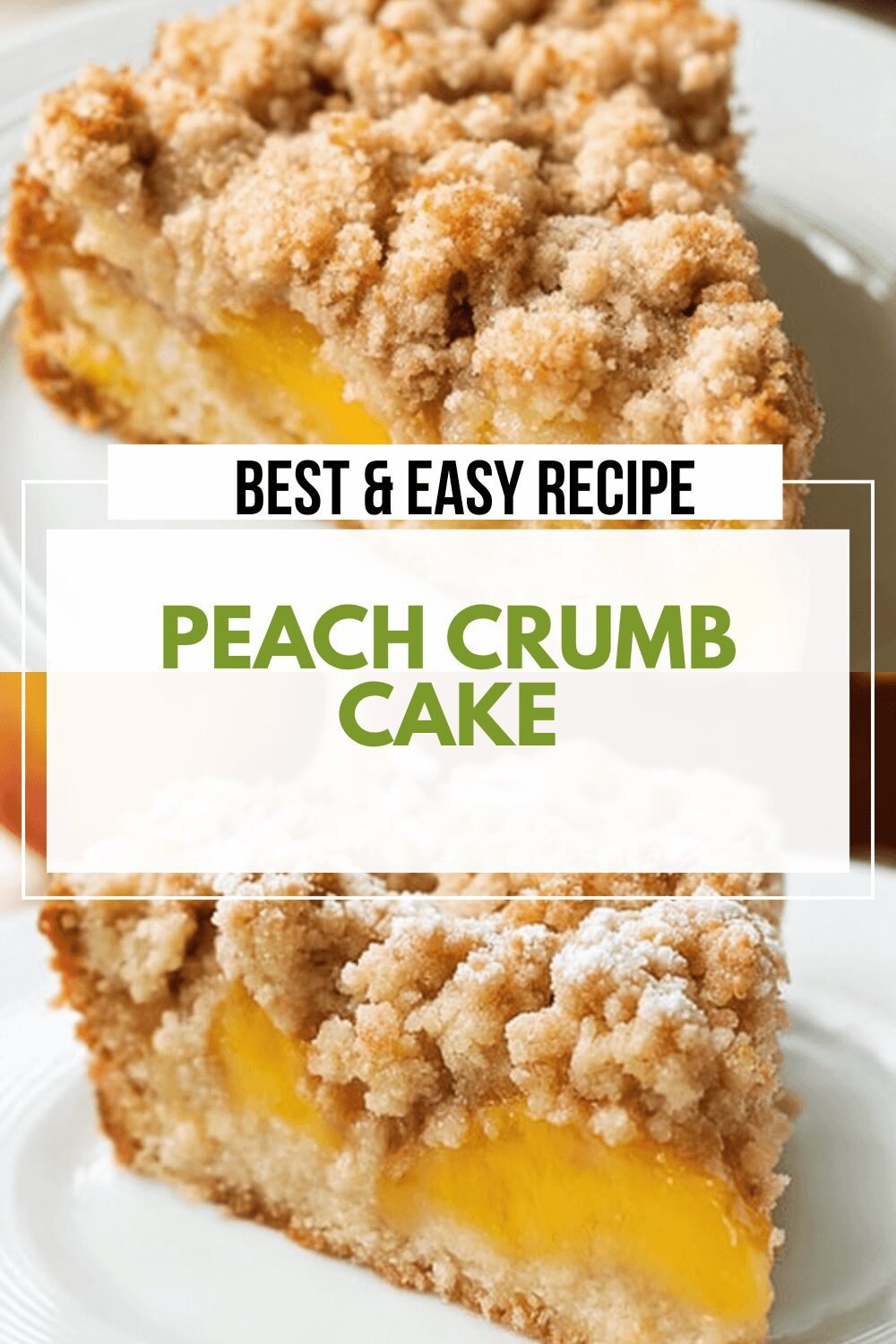 Brown Butter Peach Crumb Cake With A Buttery, Crispy Topping 6 Peach Crumb Cake