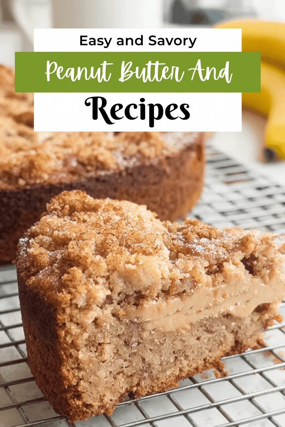 Peanut Butter Banana Coffee Cake Recipe With Easy Steps 7 Peanut Butter And Banana Coffee Cake