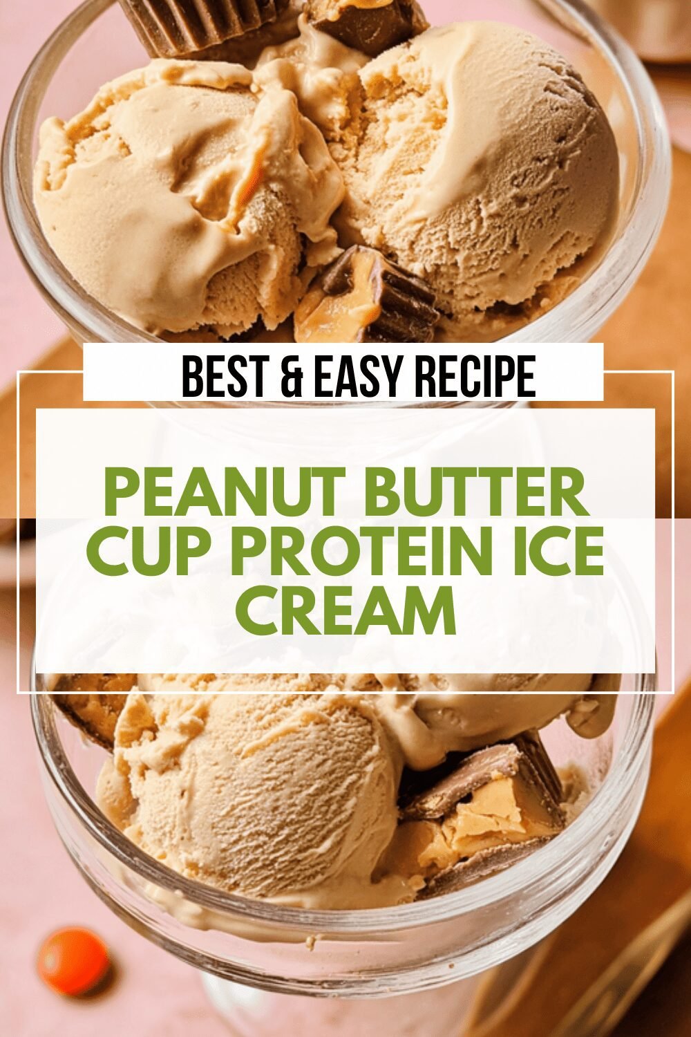 Peanut Butter Cup Protein Ice Cream