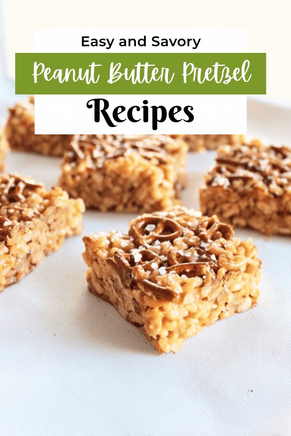 Peanut Butter Pretzel Rice Krispies Treats Recipe With Crunchy Twist 7 Peanut Butter Pretzel Rice Krispie Treats