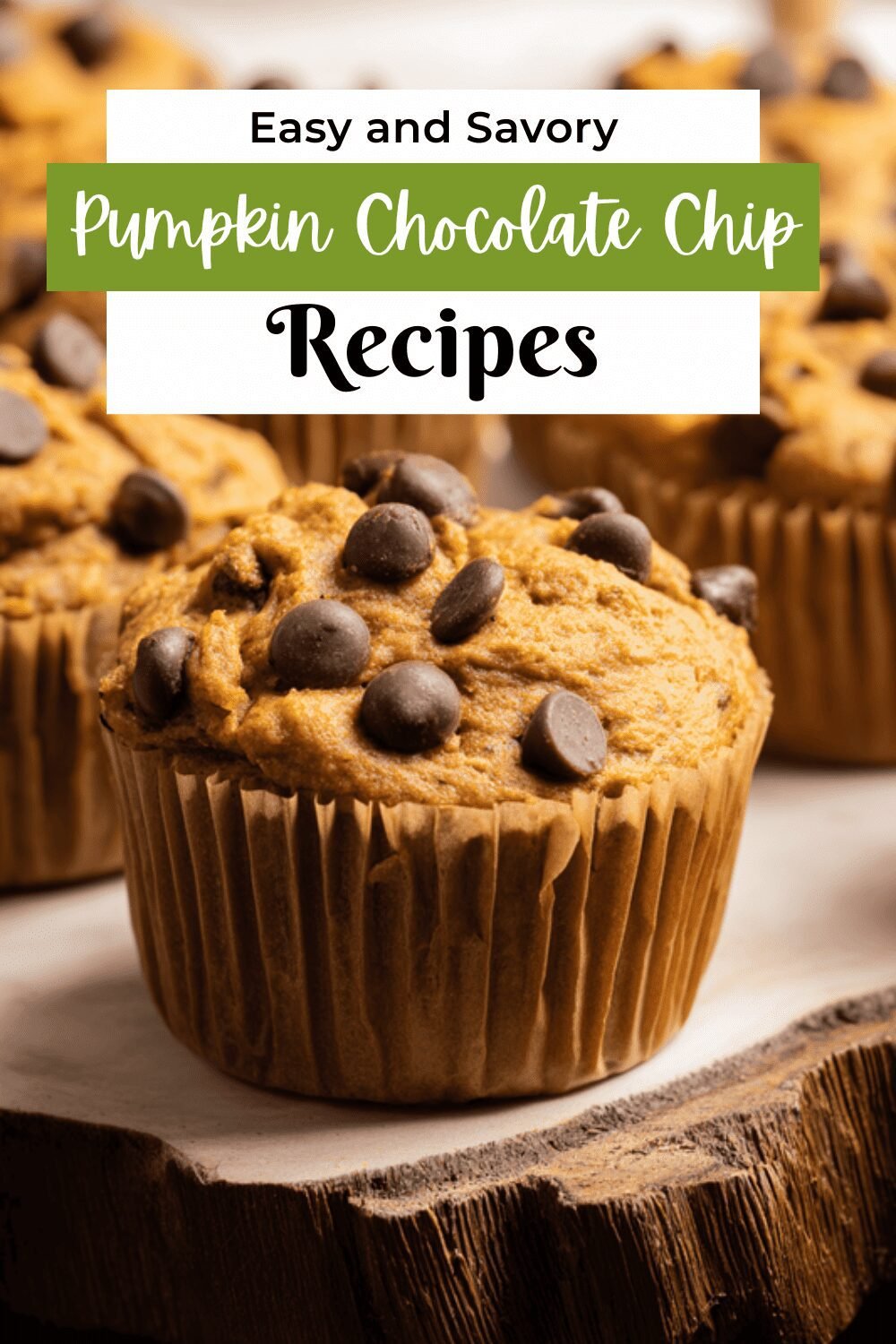 Pumpkin Chocolate Chip Muffins
