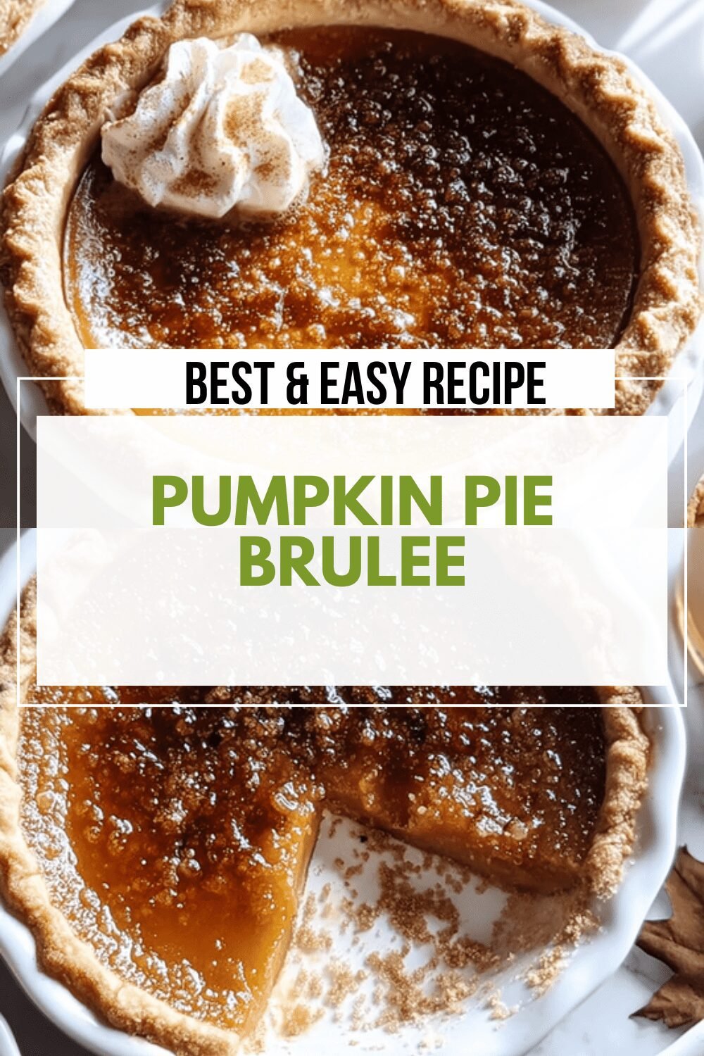 Pumpkin Pie Brulee