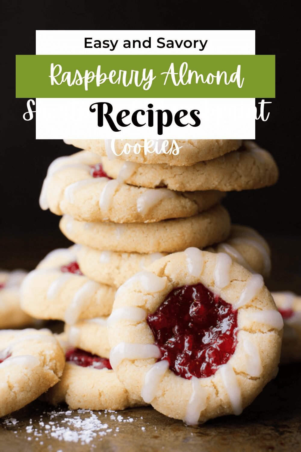 Thumbprint Cookies With Raspberry And Almond Shortbread Recipe 7 Raspberry Almond Shortbread Thumbprint Cookies