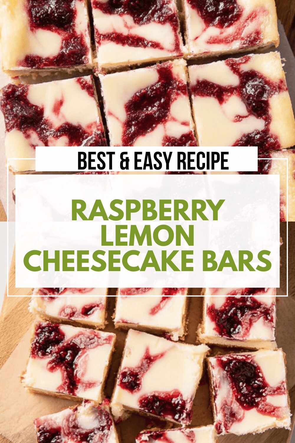 Raspberry Lemon Cheesecake Bars