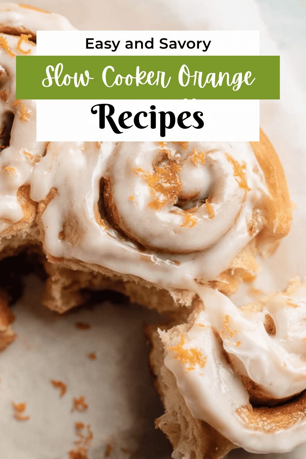Slow Cooker Orange Sweet Rolls