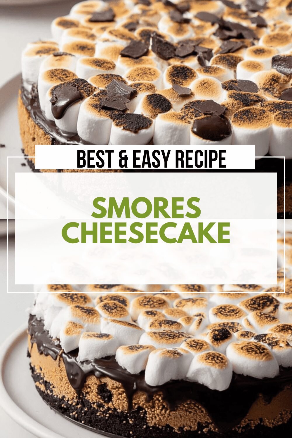 S'Mores Cheesecake Recipe With Gooey Marshmallows And Chocolate Layers 6 Smores Cheesecake