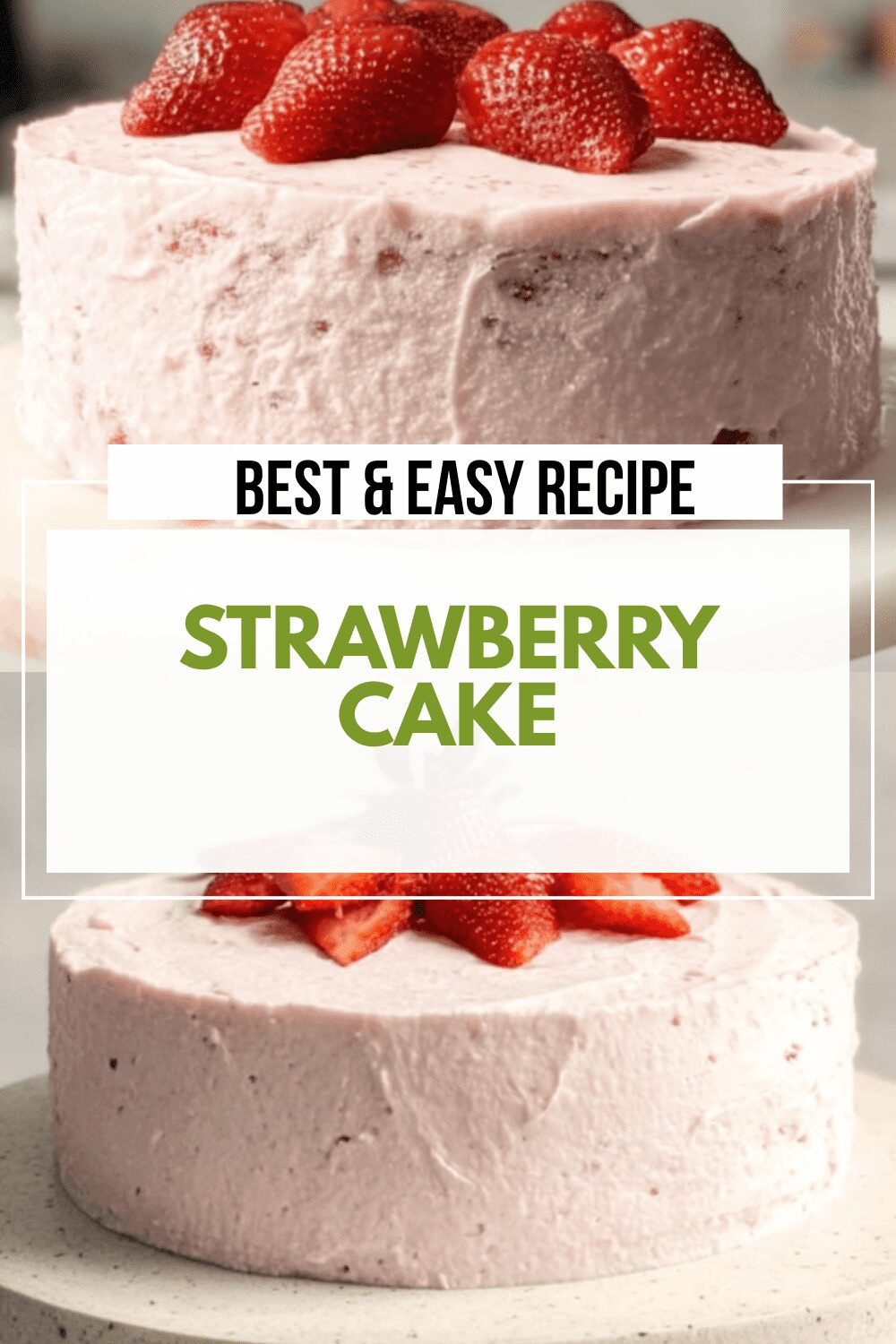 Homemade Strawberry Cake Recipe With Fresh And Simple Ingredients 6 Strawberry Cake