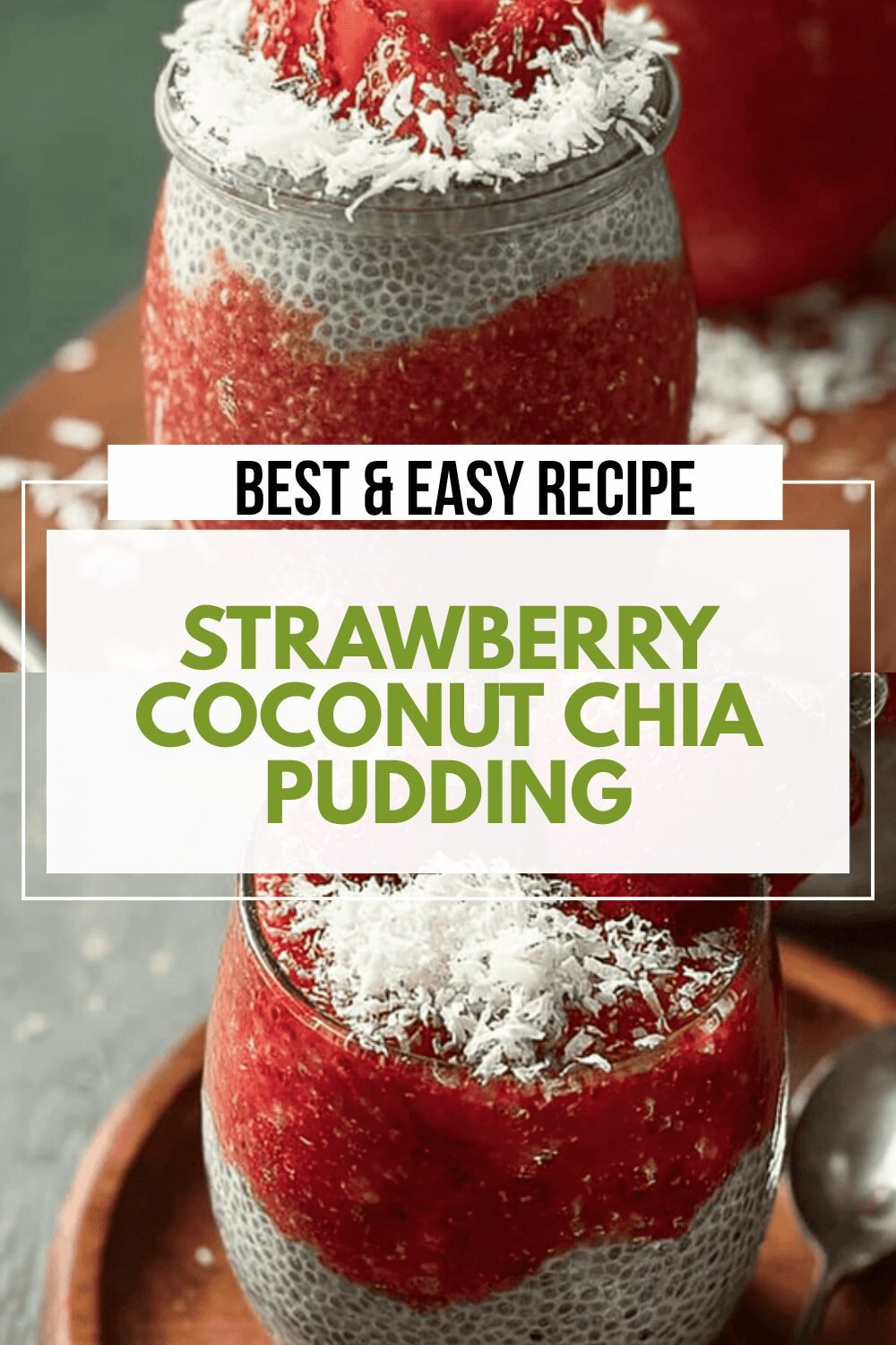Strawberry Coconut Chia Pudding