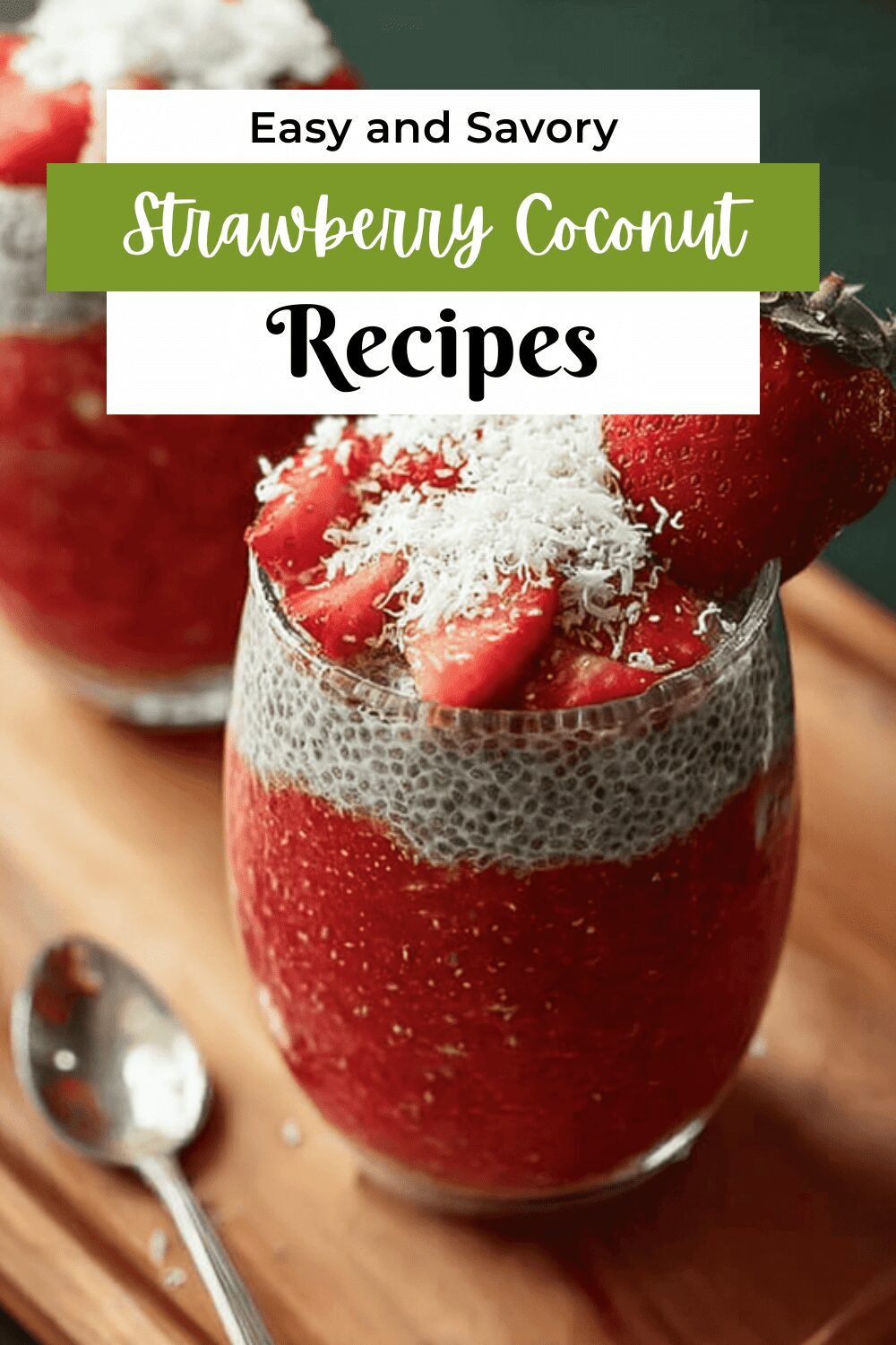Strawberry Coconut Chia Pudding