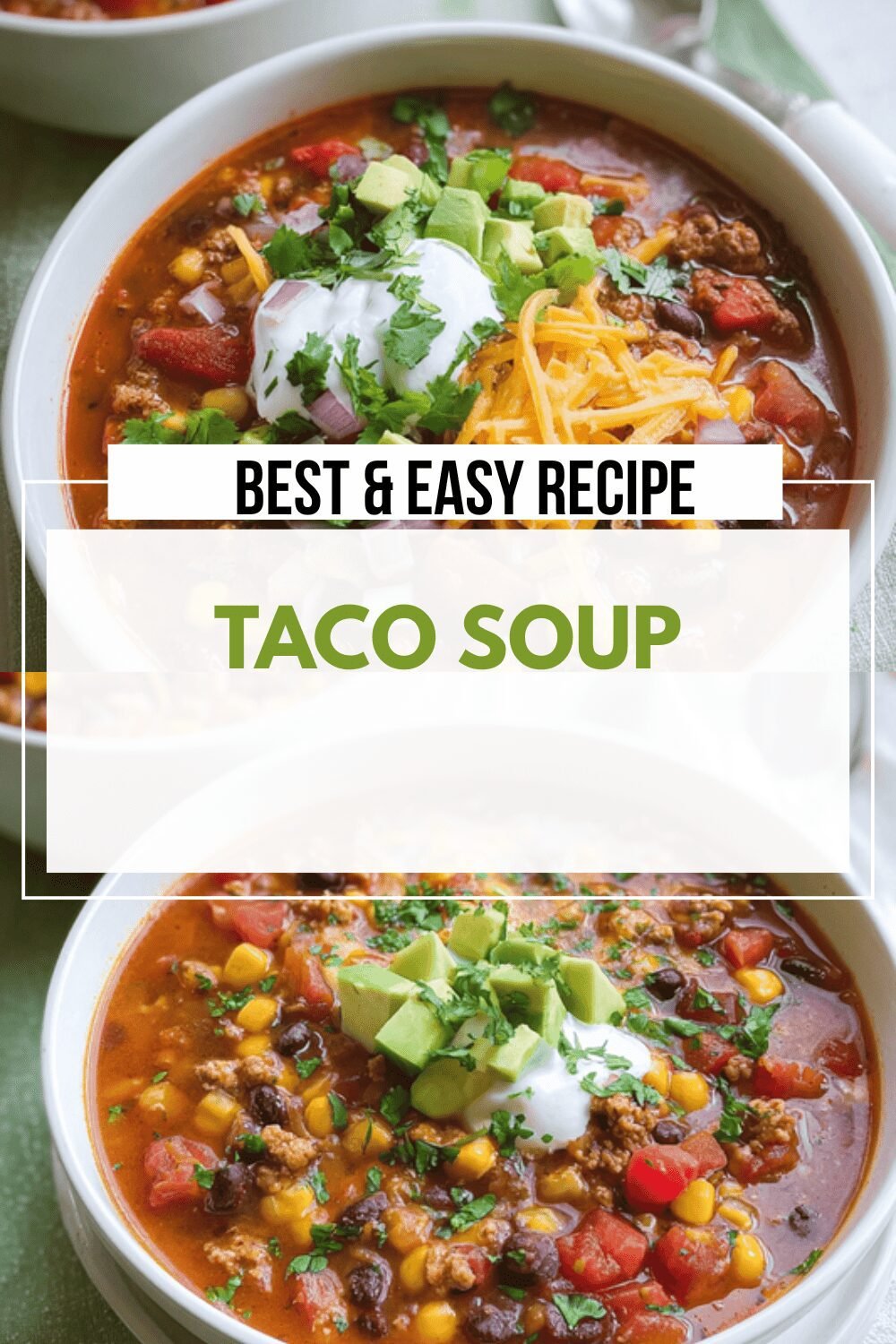 Taco Soup Recipe With Simple Ingredients For Hearty Comfort 6 Taco Soup