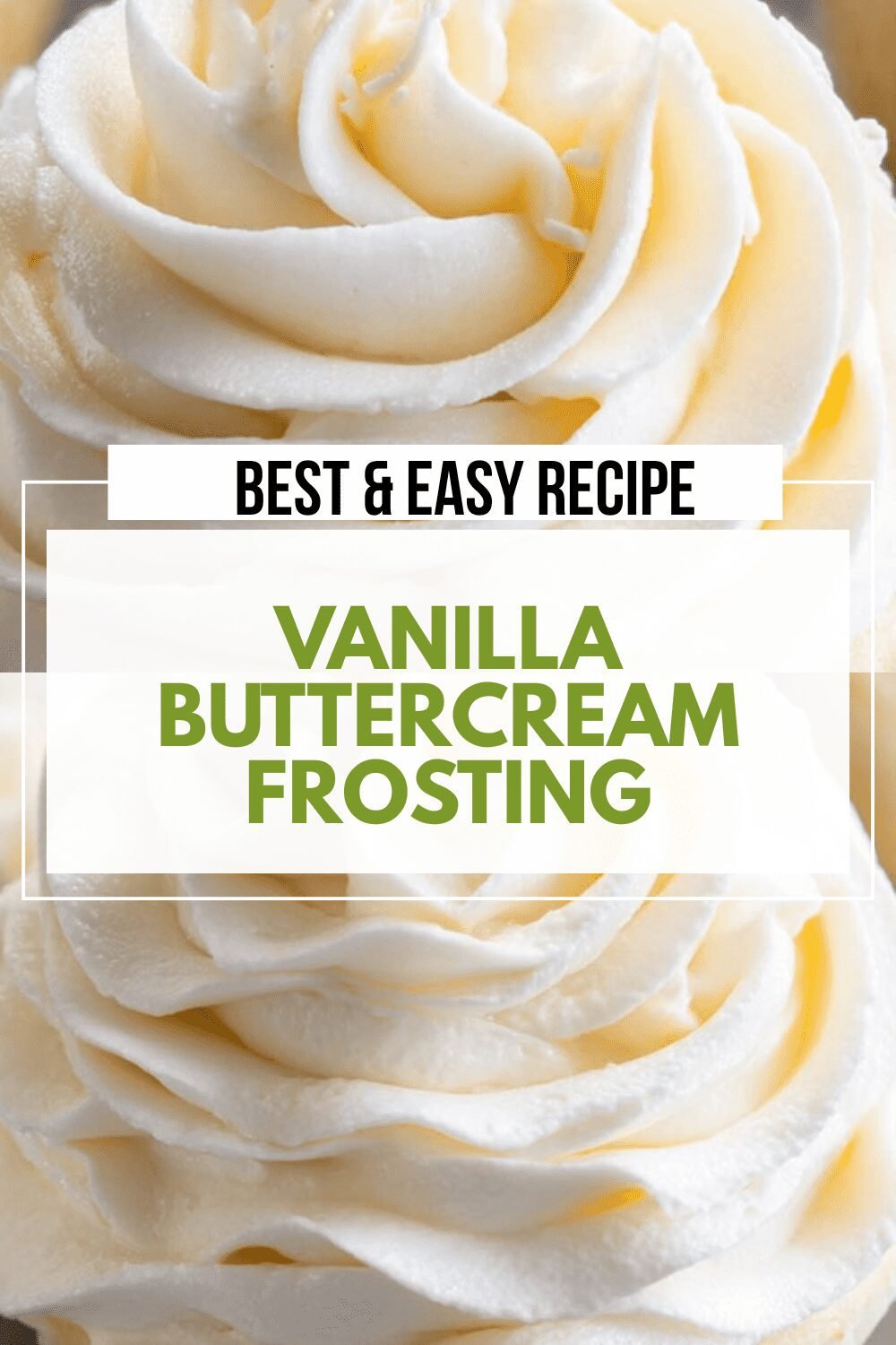 Vanilla Buttercream Frosting