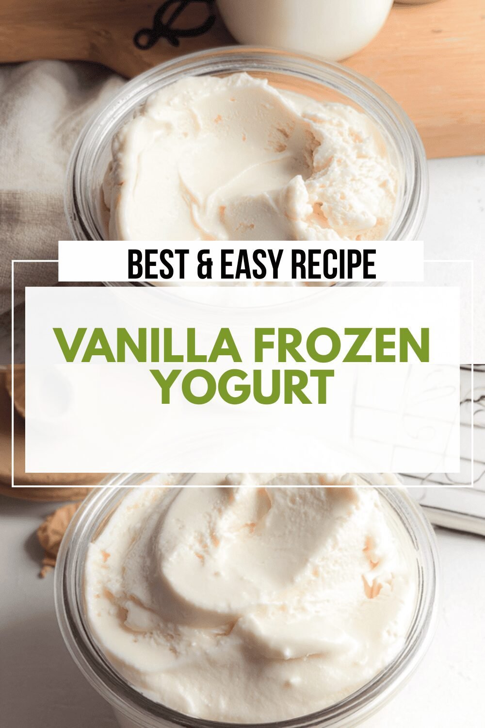 Easy Vanilla Frozen Yogurt Recipe For A Refreshing Treat 6 Vanilla Frozen Yogurt