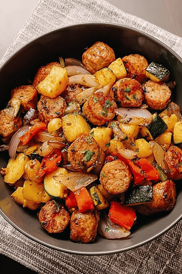 Air Fryer Chicken Sausage And Veggies 34.Png