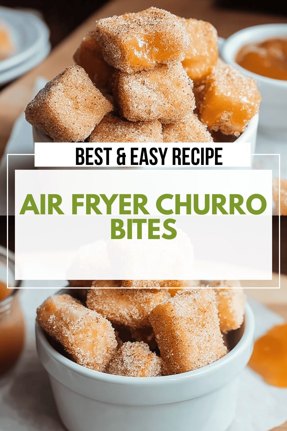 Air Fryer Churro Bites