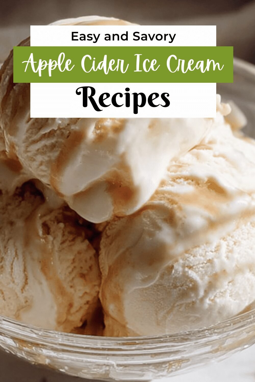 Apple Cider Ice Cream Recipe
