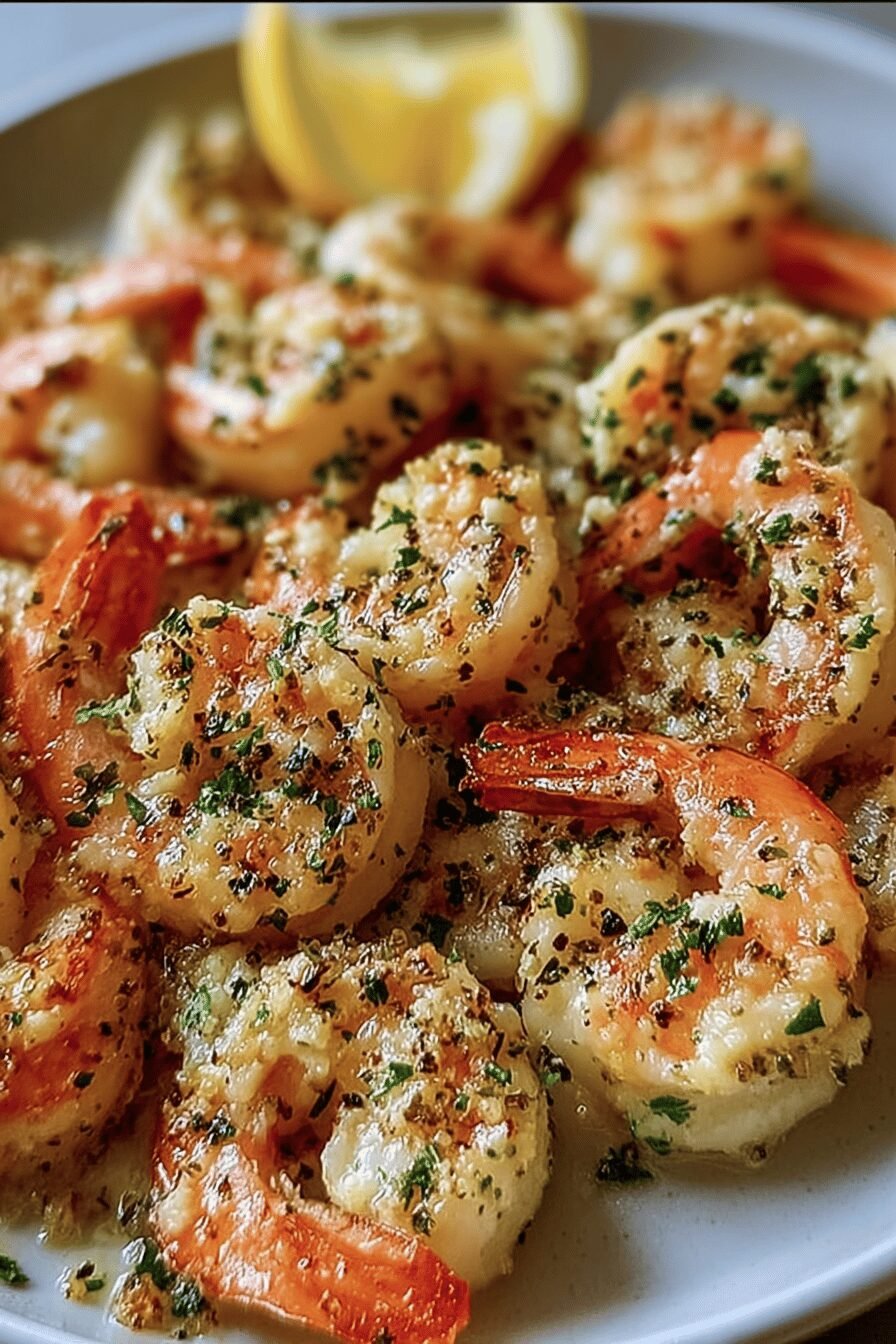 Garlic Parmesan Roasted Shrimp Recipe With Crispy Flavorful Coating 6 Baked Garlic Parmesan Shrimp