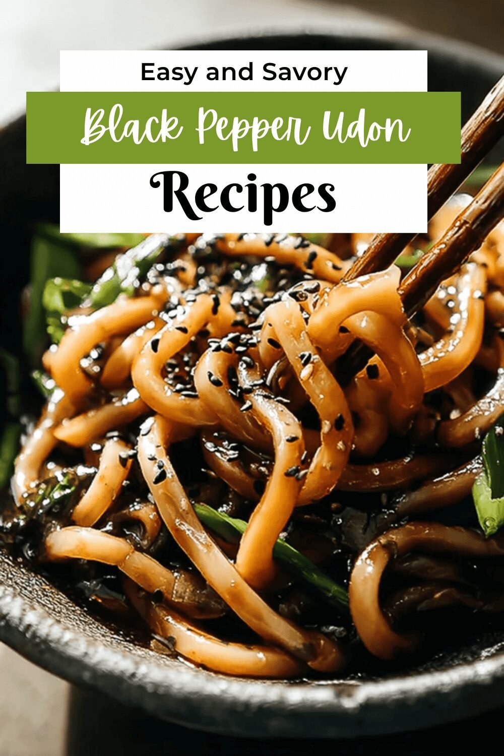 Black Pepper Stir Fried Udon With Savory Sauce And Vegetables 7 Black Pepper Udon