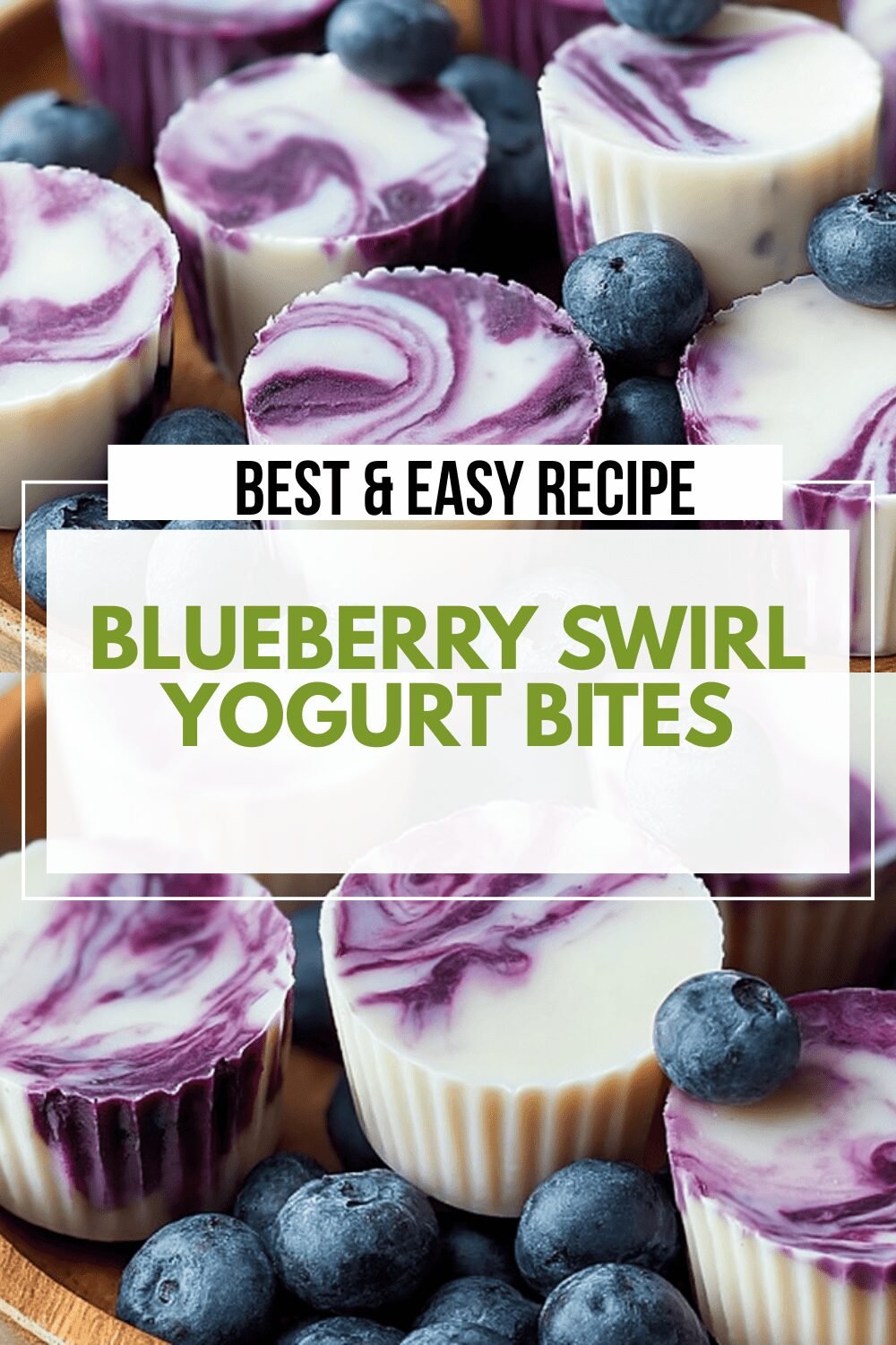 Blueberry Swirl Yogurt Bites