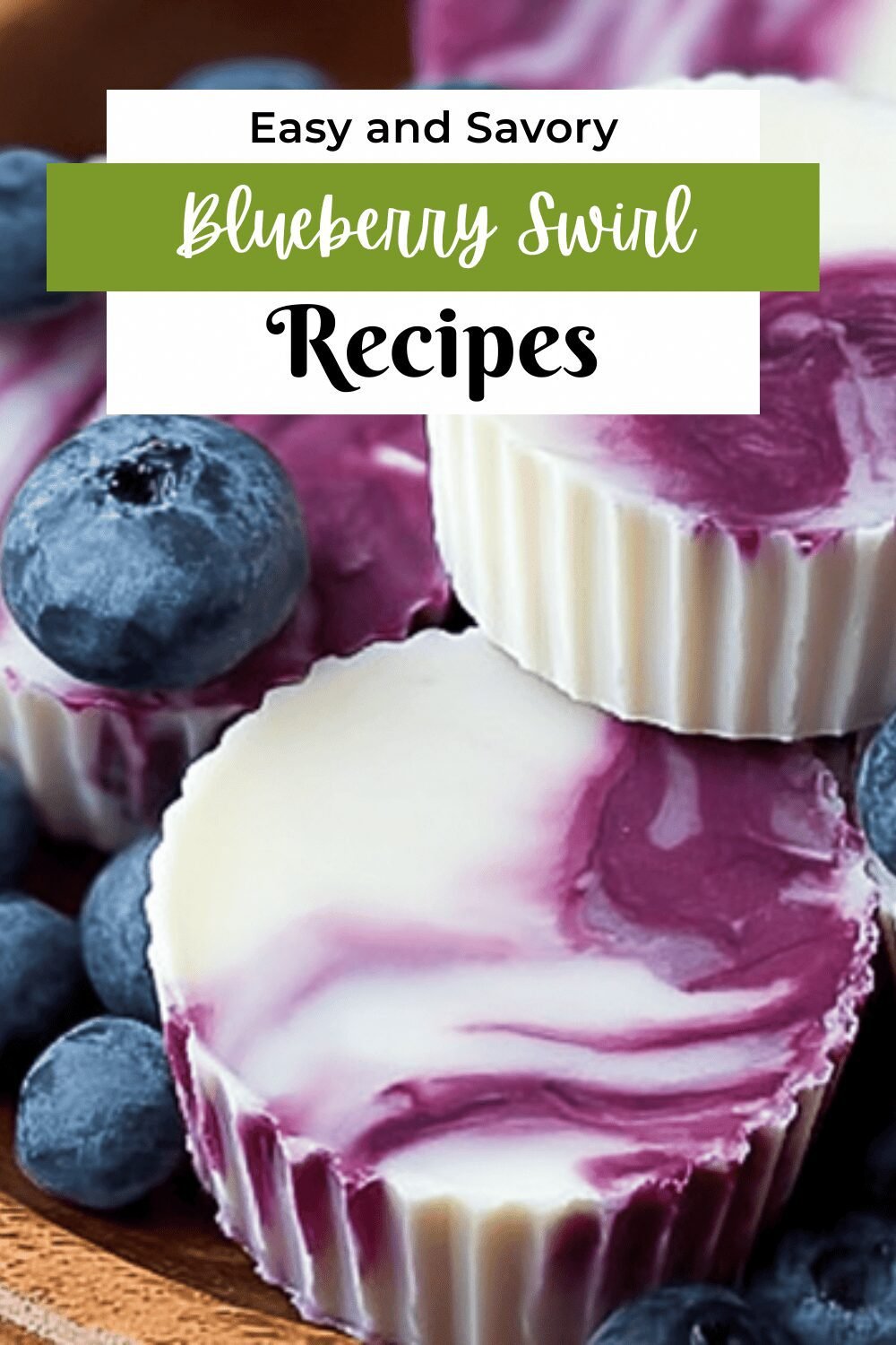 Blueberry Swirl Yogurt Bites