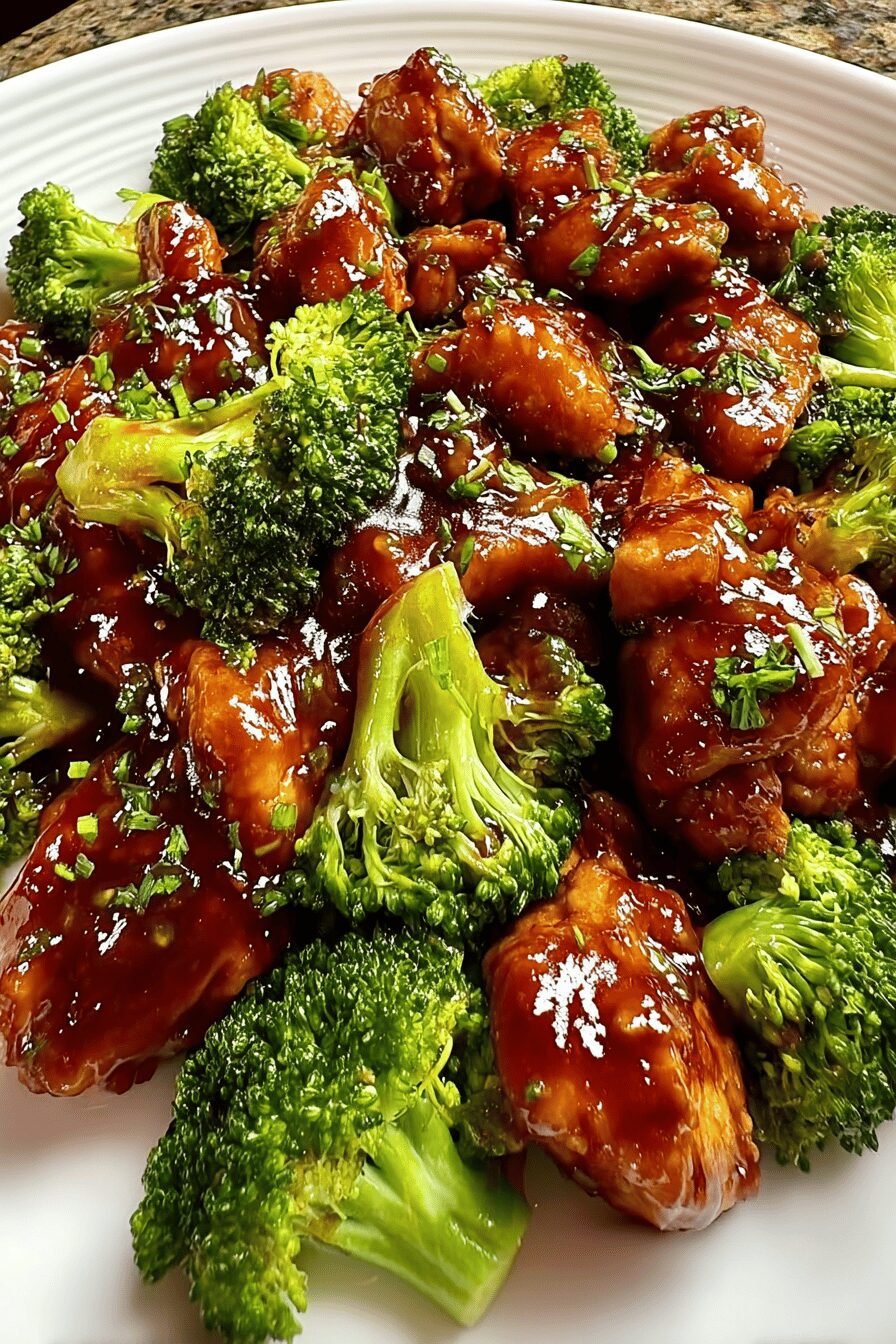 Bourbon Chicken Broccoli