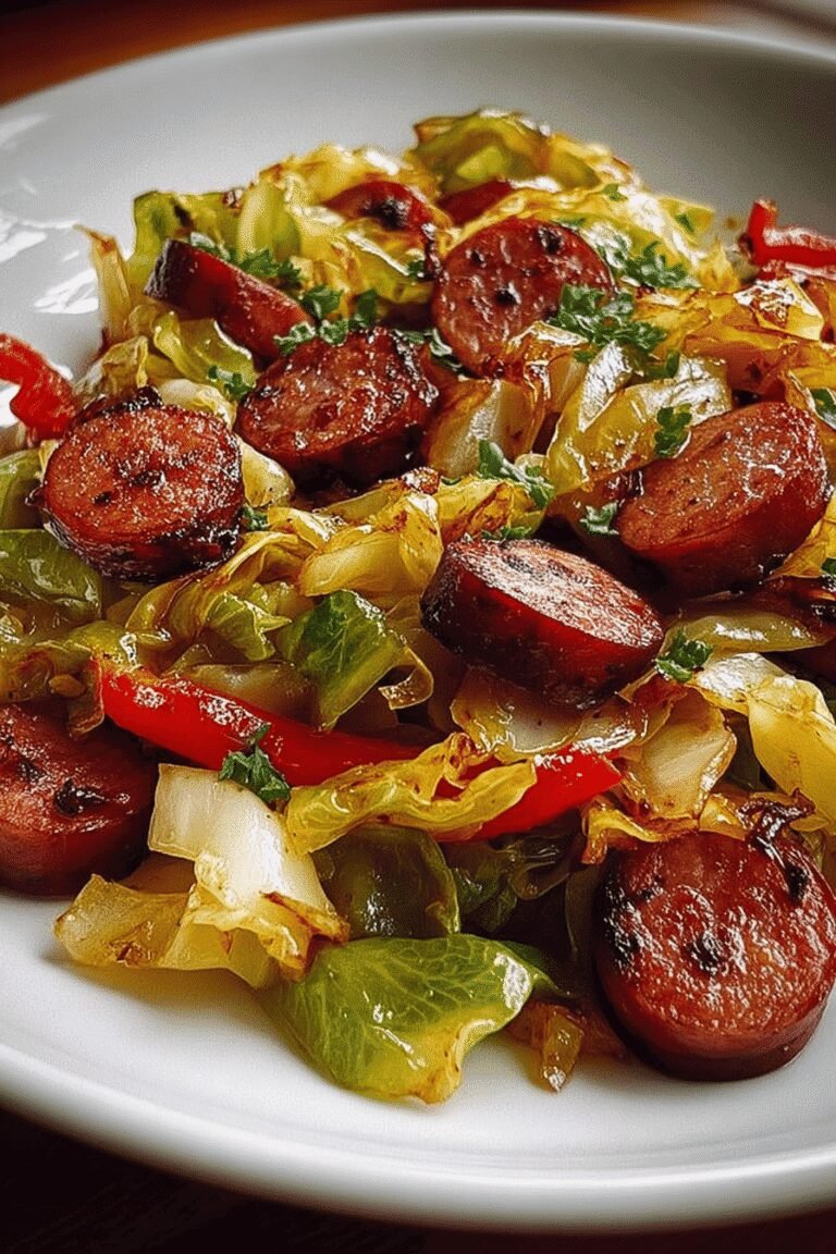 Cabbage Kielbasa Skillet Dish 20.Png