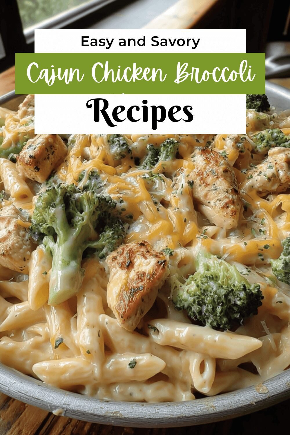 Cajun Chicken Broccoli Alfredo
