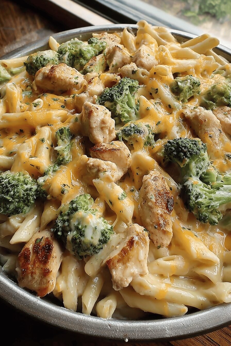 Cajun Chicken Broccoli Alfredo