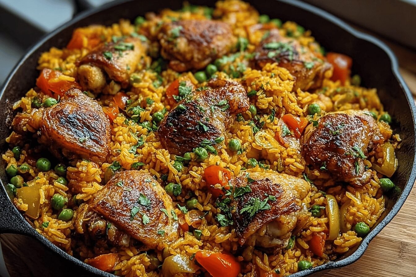 Caribbean Chicken And Rice One Pot Recipe With Bold Flavors