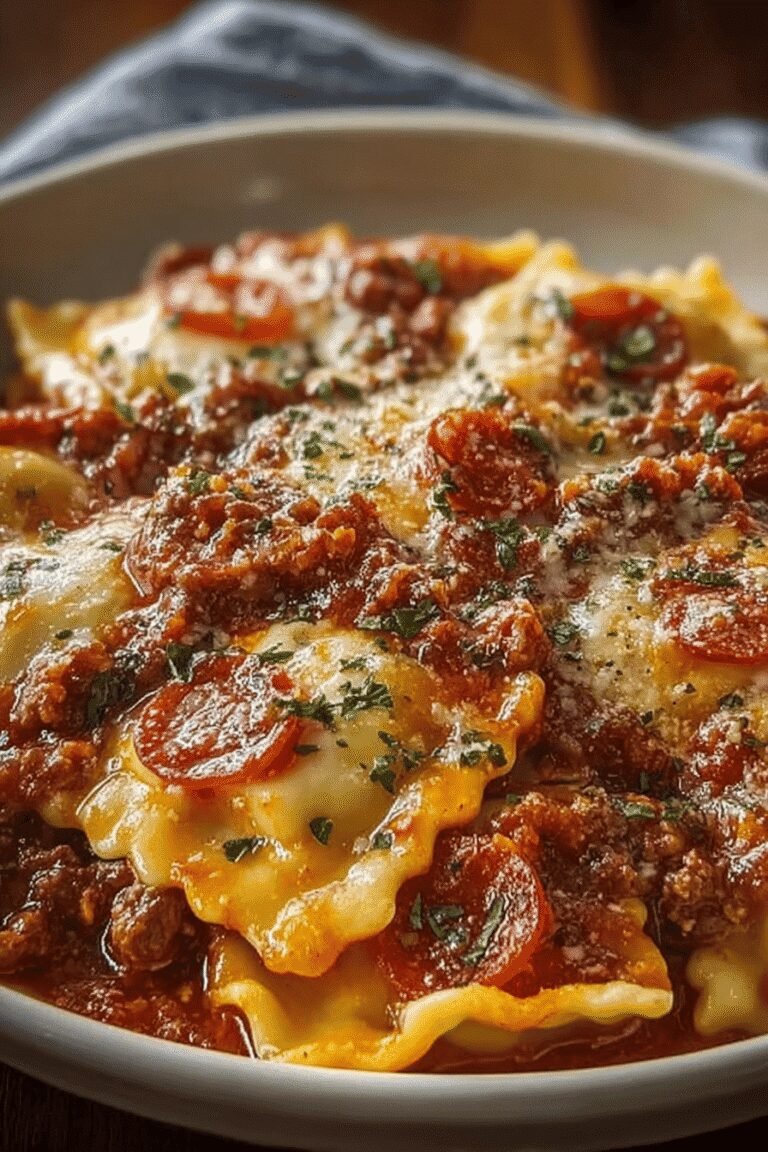 Cheesy Pizza Ravioli Bake 55.Png