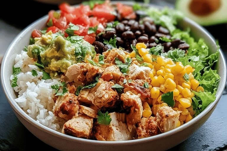 Chicken Burrito Bowl 87.Png