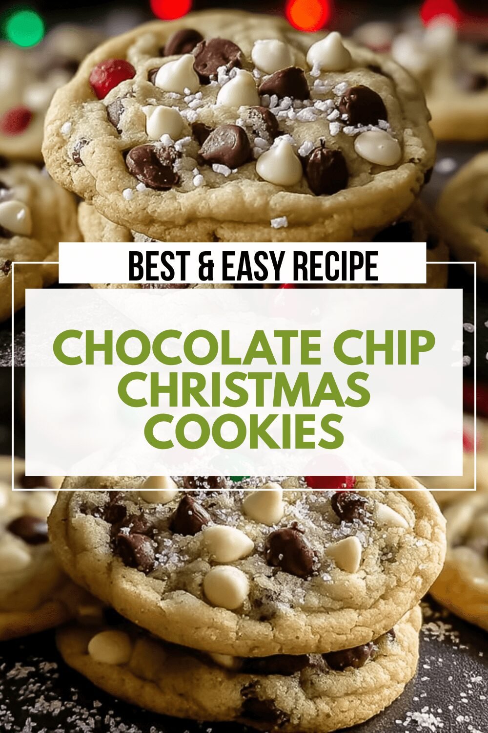 Chocolate Chip Christmas Cookies