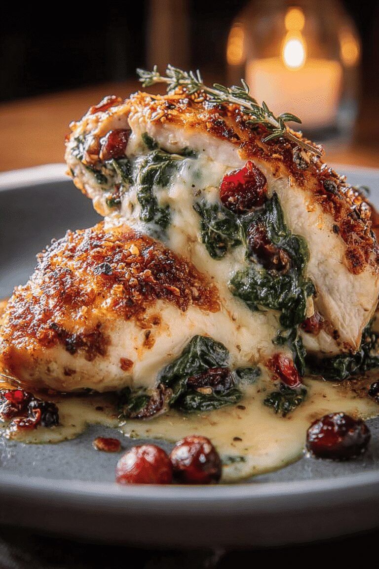 Cranberry Spinach Stuffed Chicken 92.Png