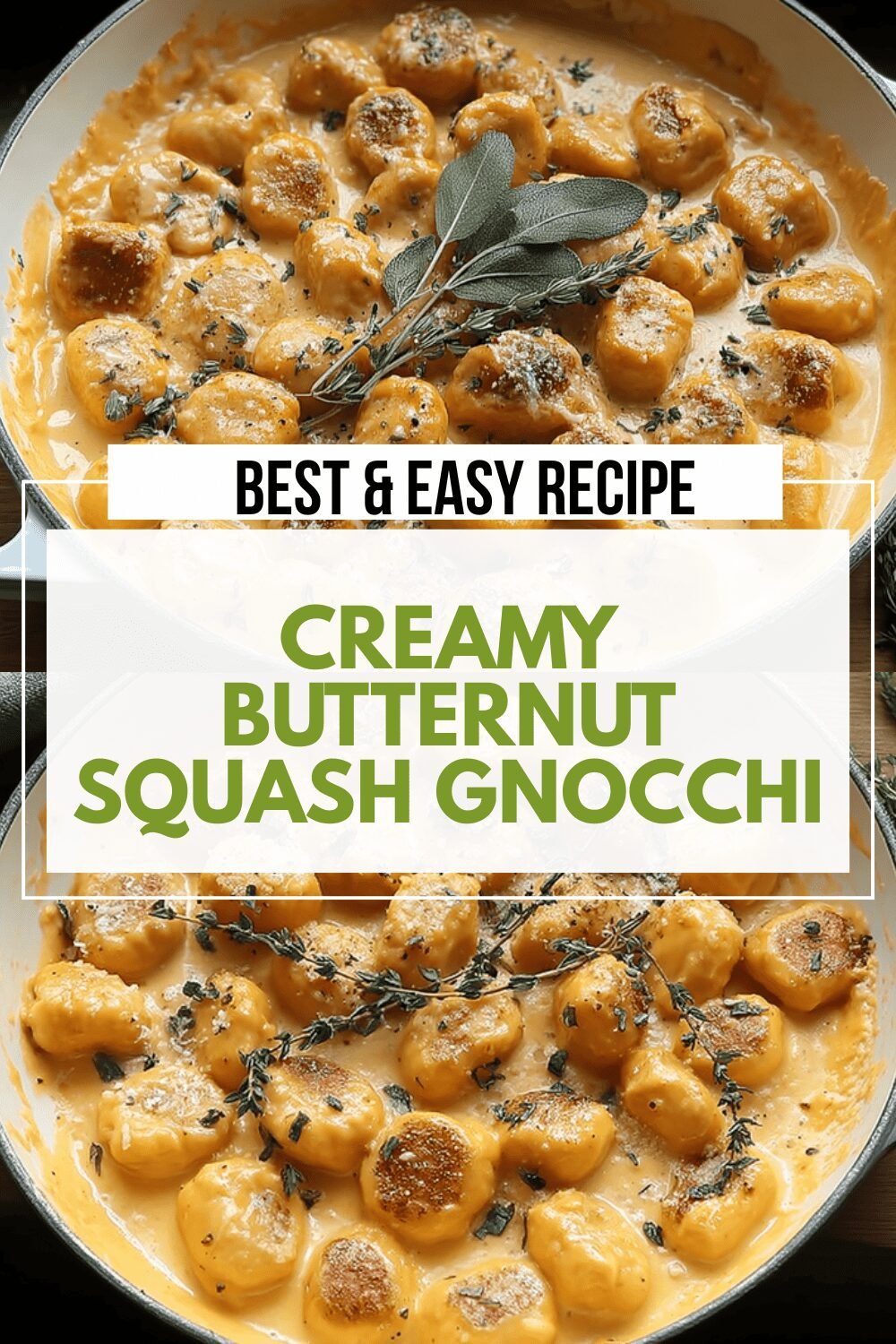 Creamy Butternut Squash Gnocchi