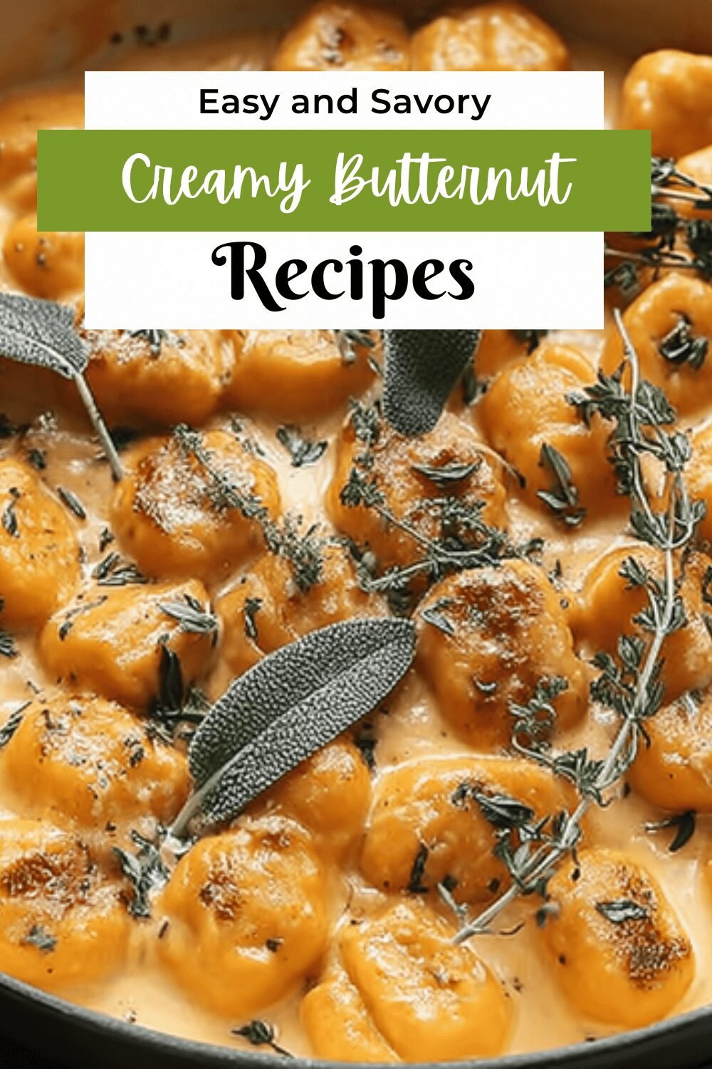 Creamy Butternut Squash Gnocchi