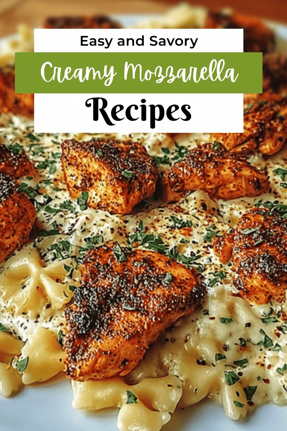 Creamy Mozzarella Cajun Chicken