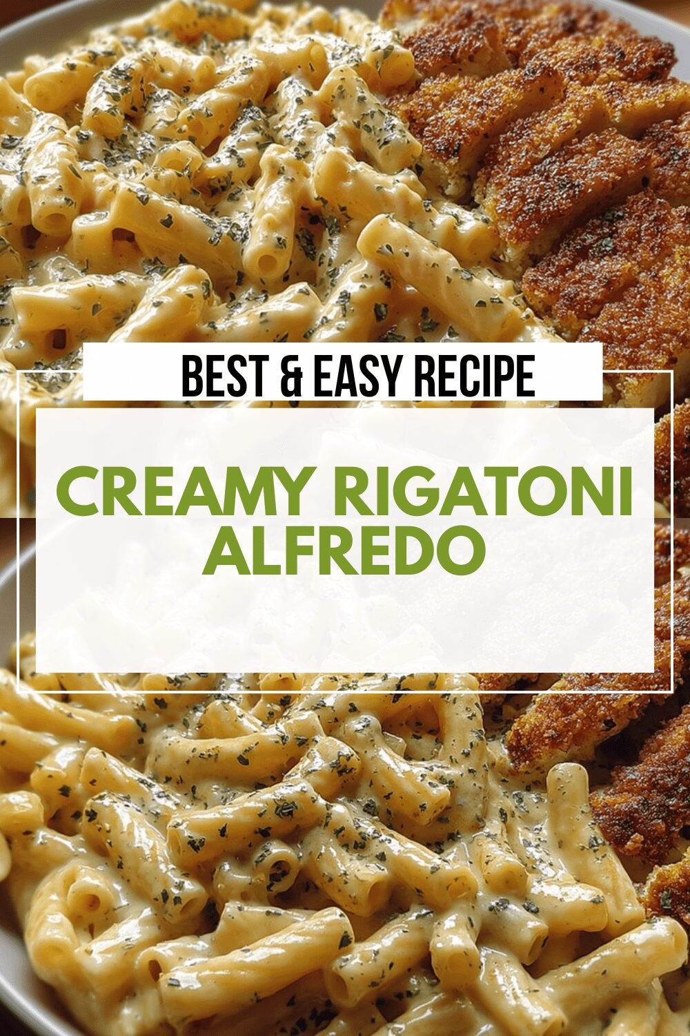 Creamy Rigatoni Alfredo
