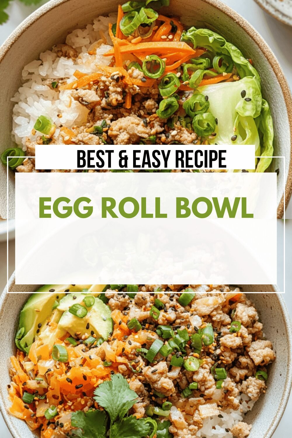 Egg Roll Bowl