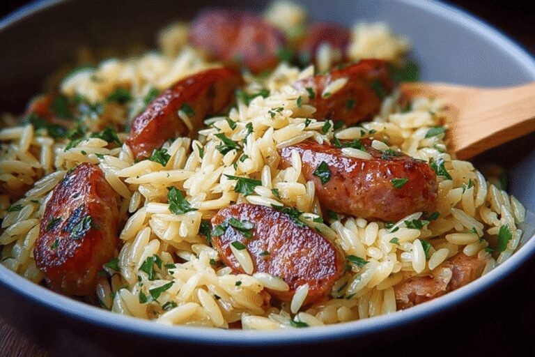 Garlic Butter Sausage And Orzo 59.Png